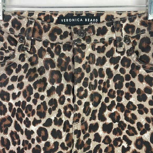 Veronica Beard Animal Print Skinny Jeans - Picture 3 of 6